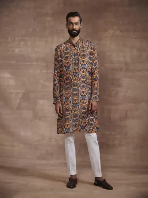 THE ART NOUVEAU PRINTED KURTA