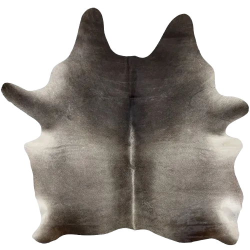 Two Tone Gray Brazilian Cowhide - 6'11" x 6'1" (BRGR254)