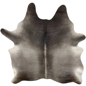 Two Tone Gray Brazilian Cowhide - 6'11" x 6'1" (BRGR254)