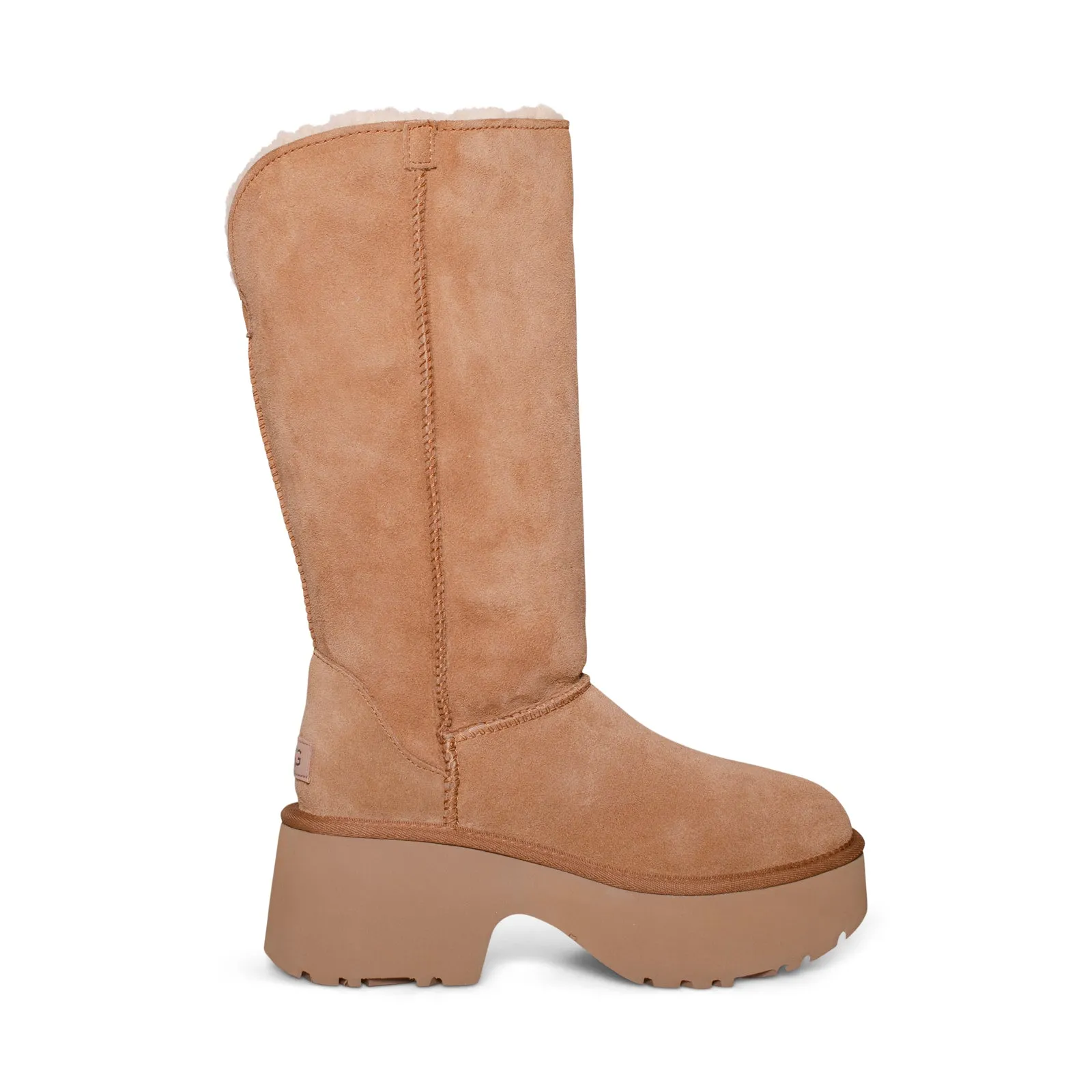 UGG Womens Classic Tall Chestnut Boots - New Heights, Cuffable Design