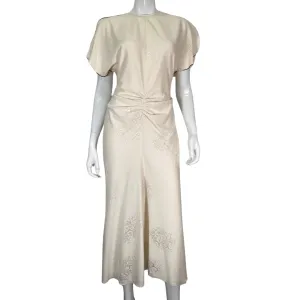 Victoria Beckham Elegant Cream-Colored Dress