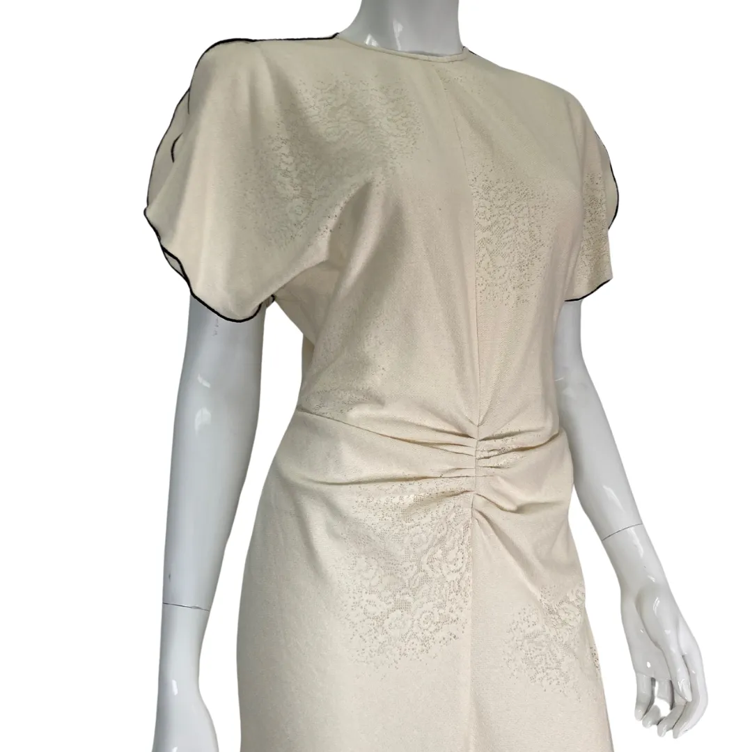 Victoria Beckham Elegant Cream-Colored Dress