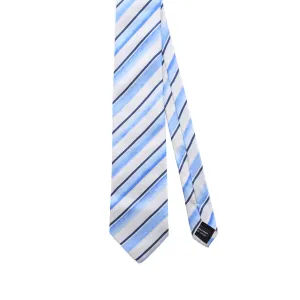 Vitaliano Pancaldi Stripe Tie in Blue