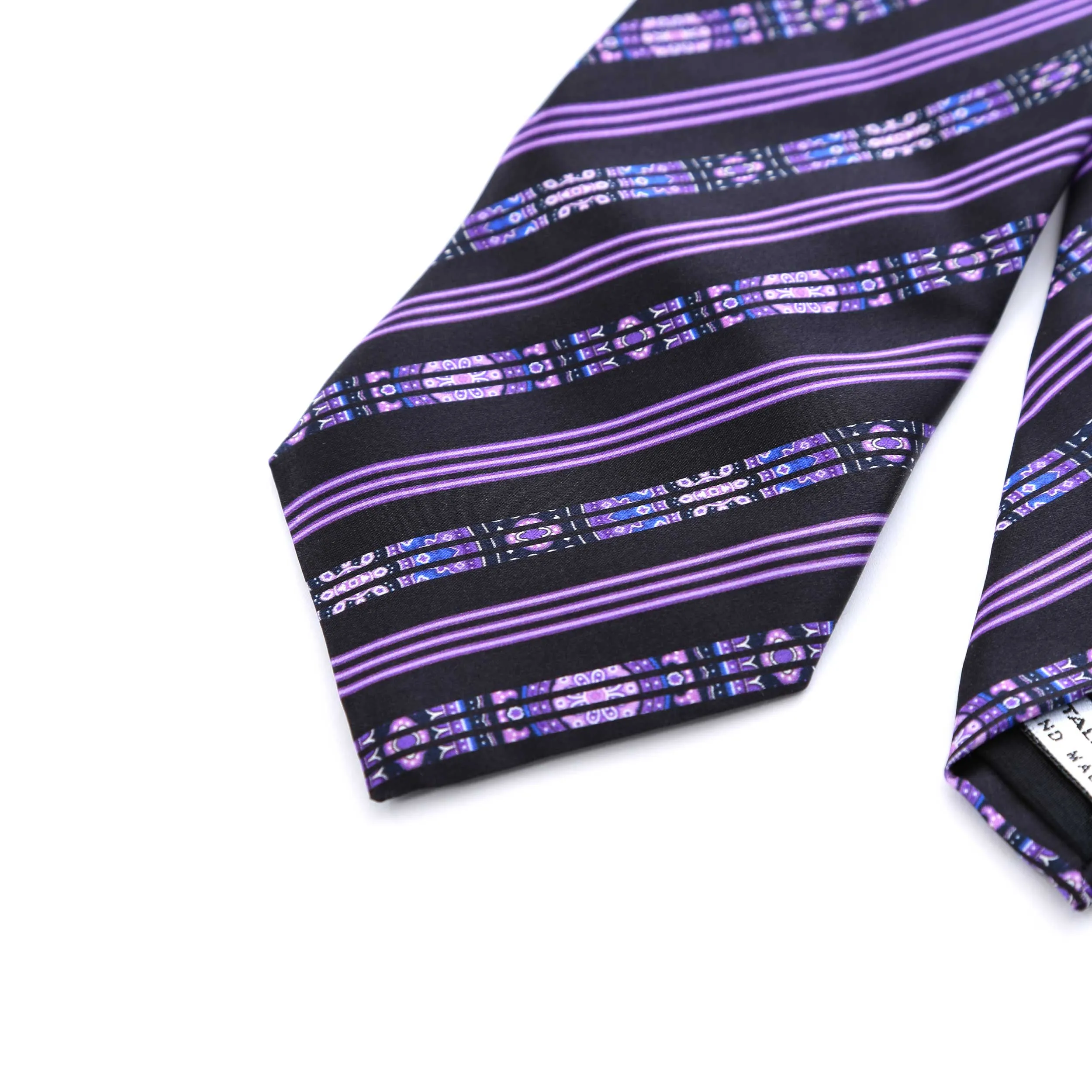 Vitaliano Pancaldi Tie in Purple