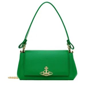 Vivienne Westwood Hazel Medium Bright Green Designer Handbag for Stylish Women